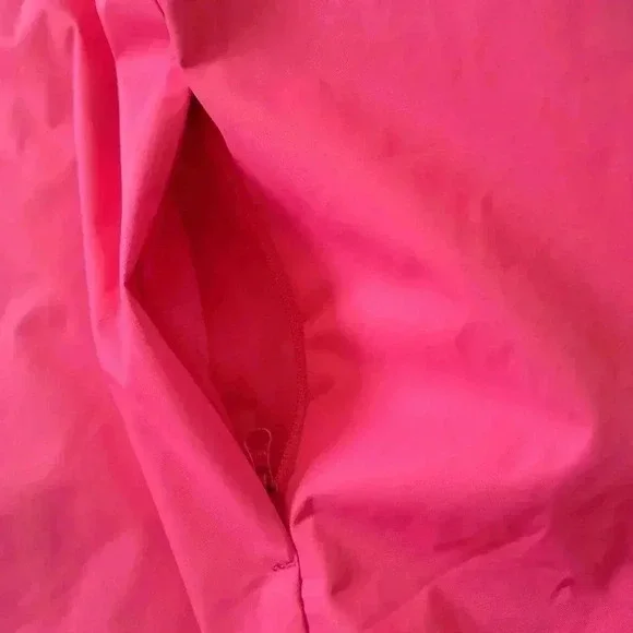 Women's Pink Packable Rain Jacket - Picture 11 of 15